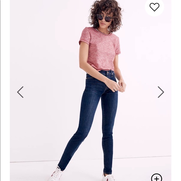 Madewell 9-in Mid-Rise Skinny Jeans Larkspur Wash - Picture 6 of 6